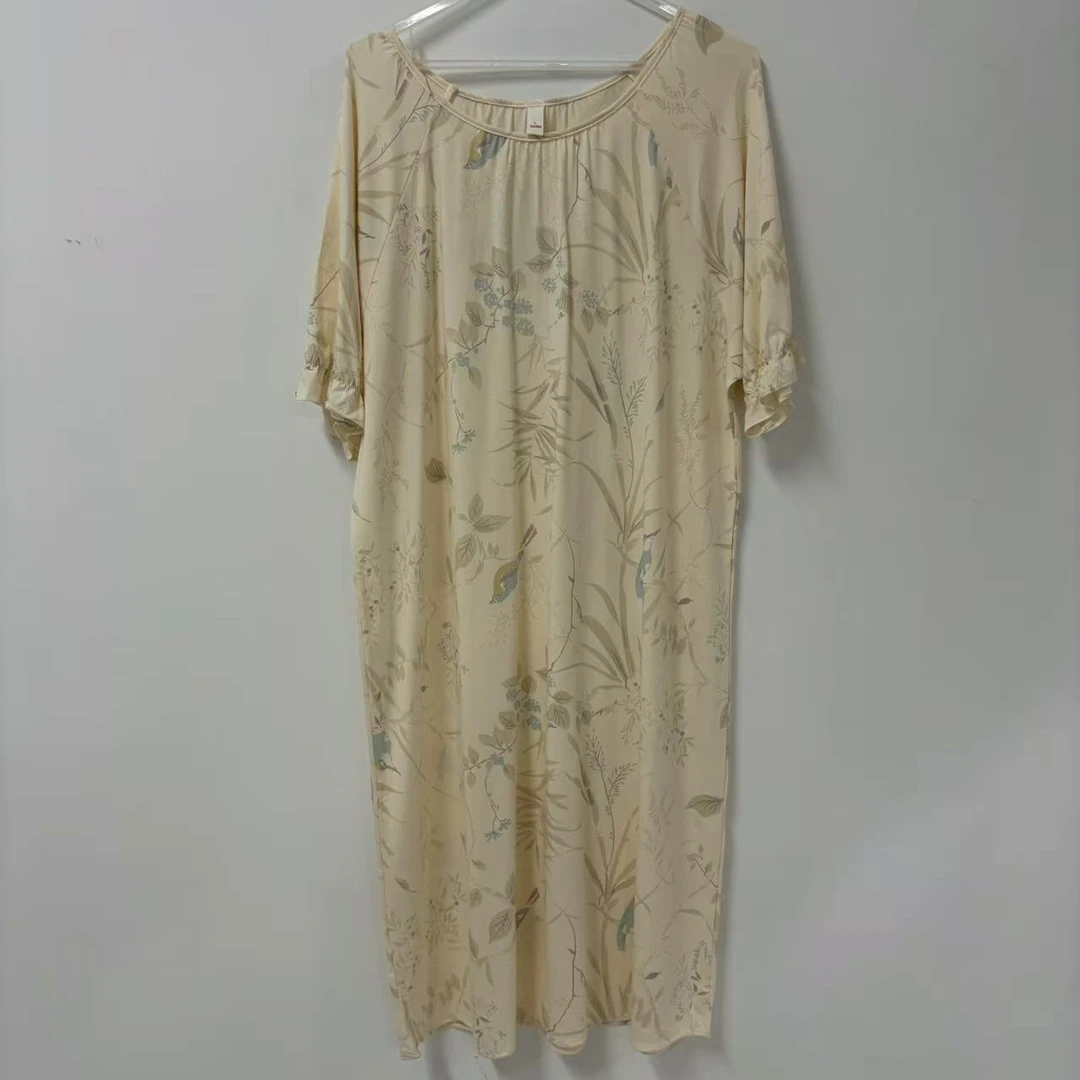 A女士舒适宽松居家睡裙88108