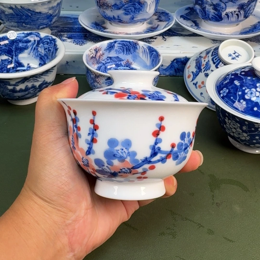 景德镇纯手绘茶具具圆圆220