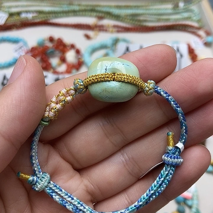 绿松石未镶嵌手链