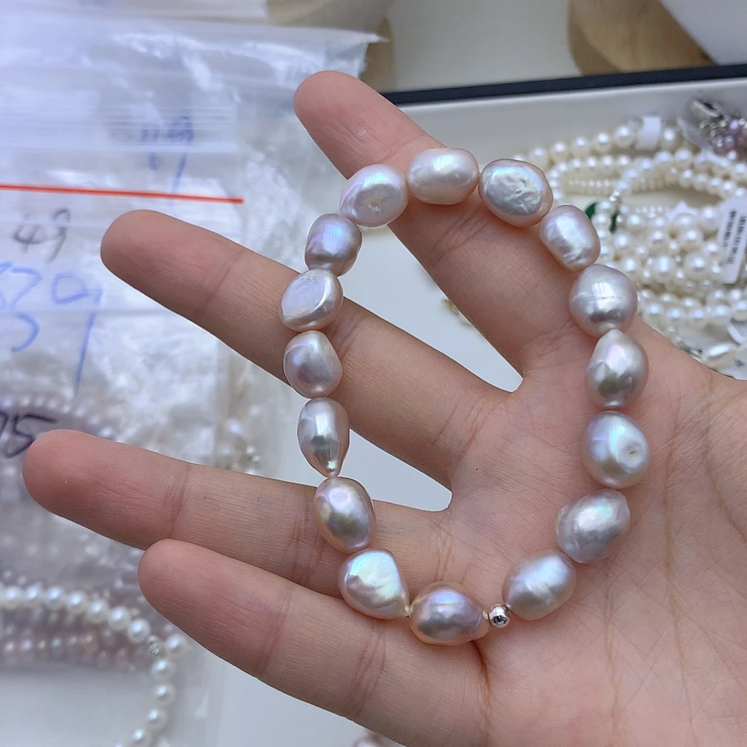 颈饰合金淡水珍珠