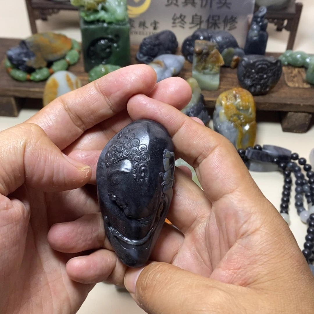 和田玉未镶嵌颈饰有***！