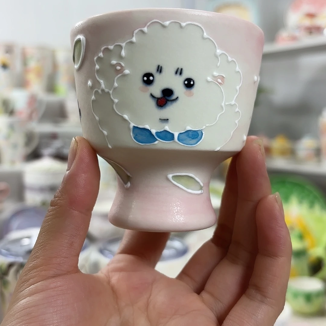 手绘高温釉下彩陶瓷