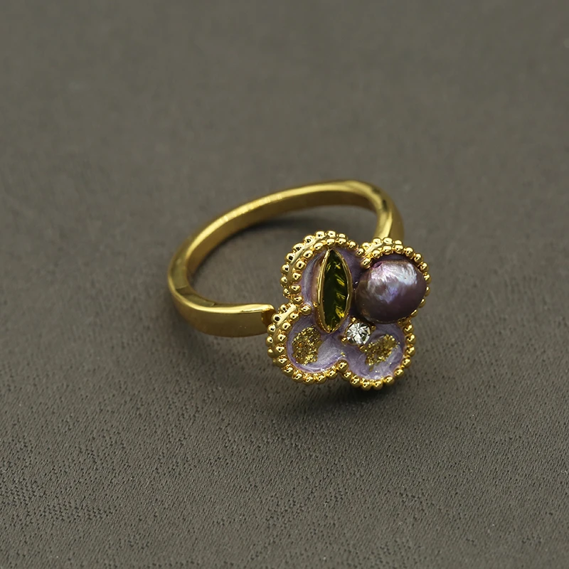 中古设计款开口戒指B39