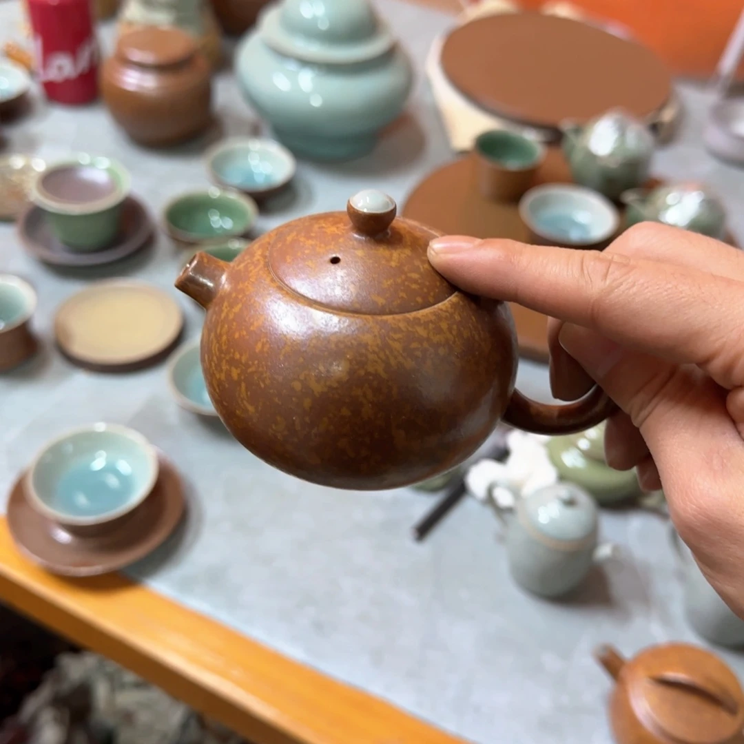 小金茶具青瓷茶器