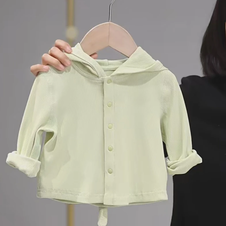 【巫师帽百搭T 螺纹肌理】婴儿上衣秋冬儿童秋装巫师帽衫G12