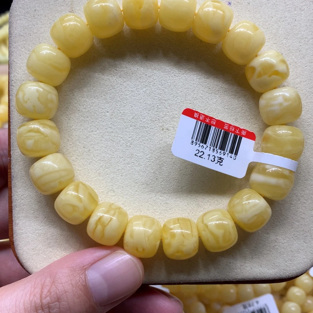 蜜蜡未镶嵌手链蜜蜡