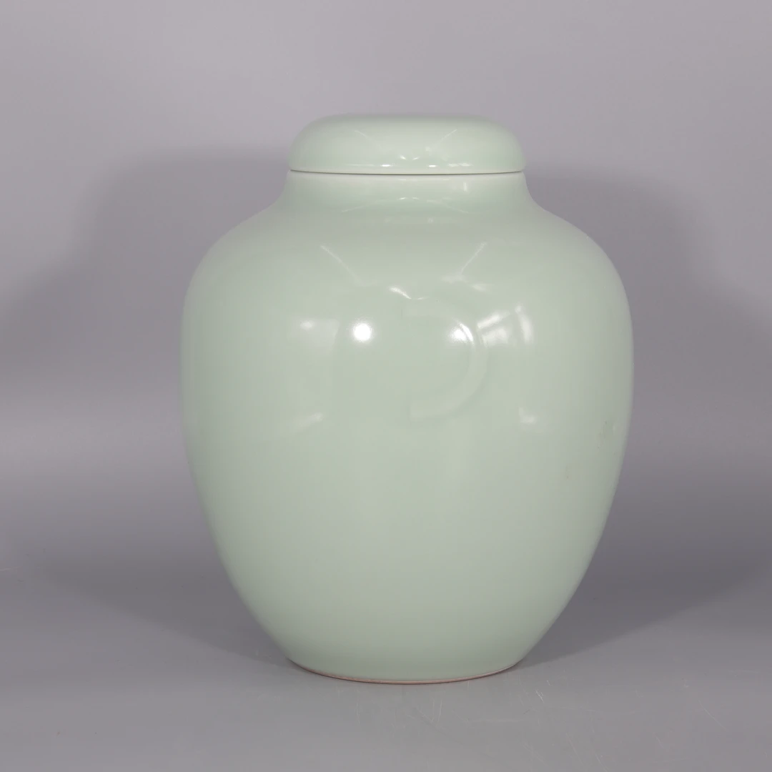 豆青釉日月罐 H502-144