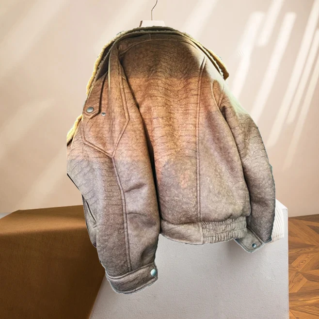 【英伦腔调】红人上新 2024年秋冬新款气质显瘦复古经典机车短外套