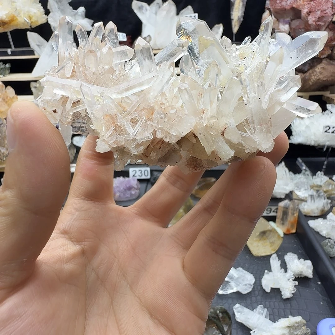 石材天然水晶摆件