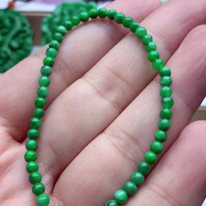 翡翠未镶嵌手链手串