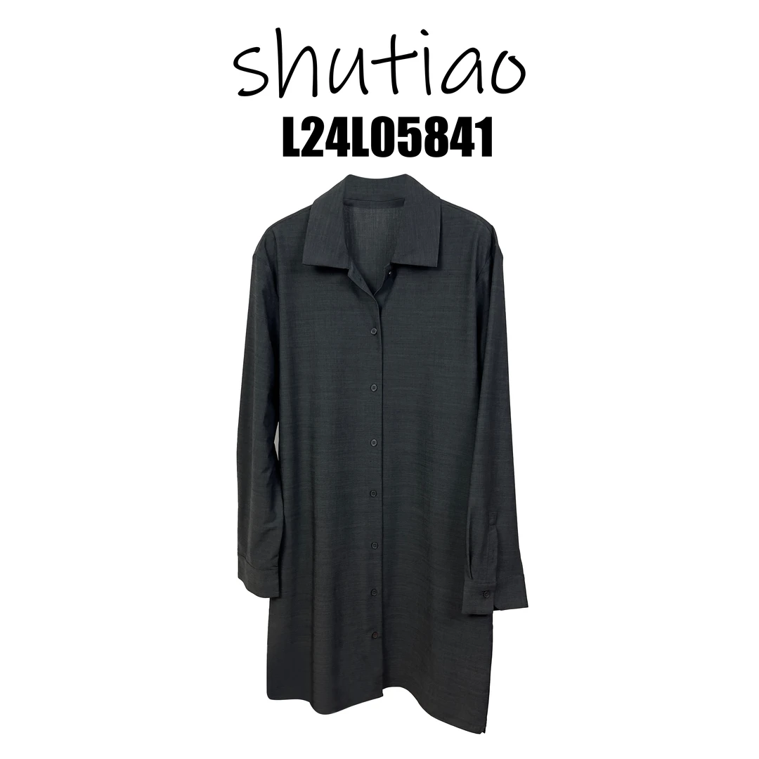 【SHUTIAO】2025夏季：新款小众设计款衬衫L24L05841