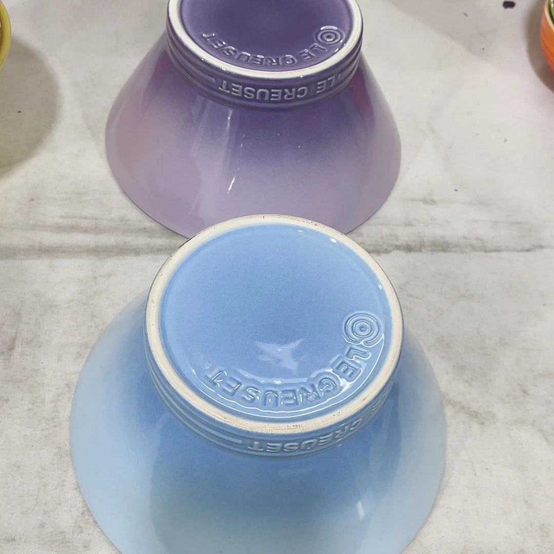 陶微瑕陶瓷餐具家用 两个精品7,5