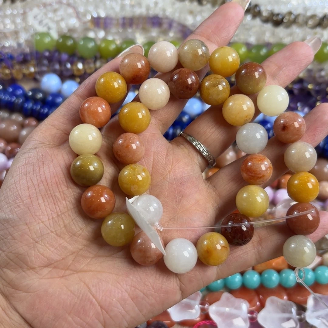 玛瑙/玉髓未镶嵌珠宝半成品金丝玉卡12