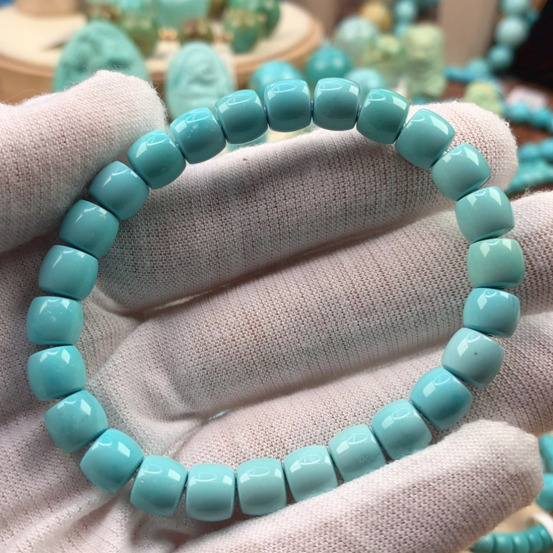 绿松石未镶嵌珠宝奇石7.5mm