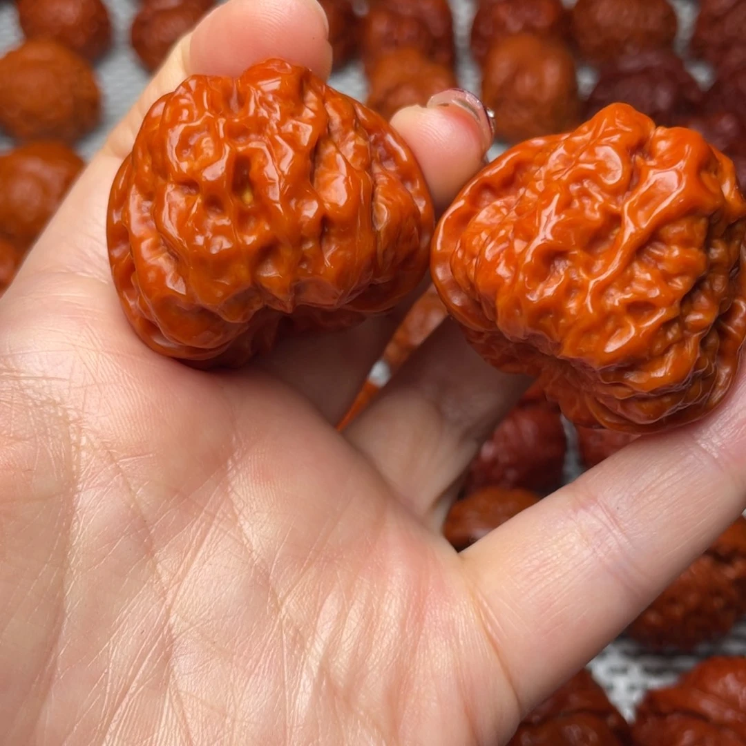 桃核吊坠文玩核桃 手把件 蛤蟆头 41