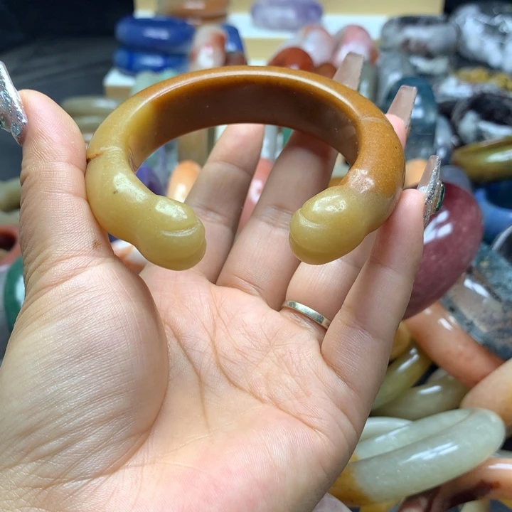 未镶嵌手镯石英质玉安*.