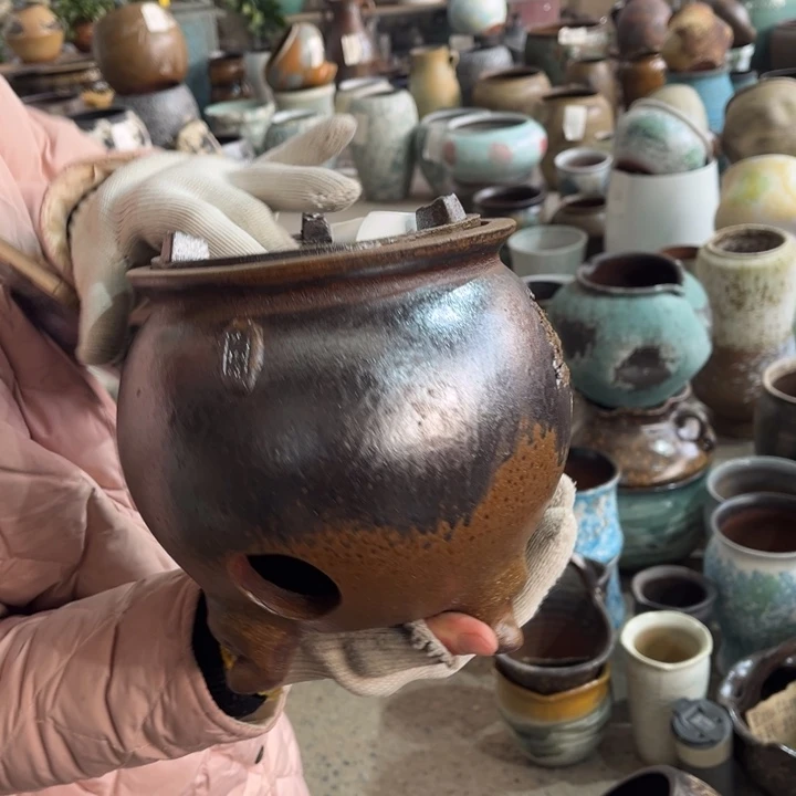 炭炉 高17 口16。