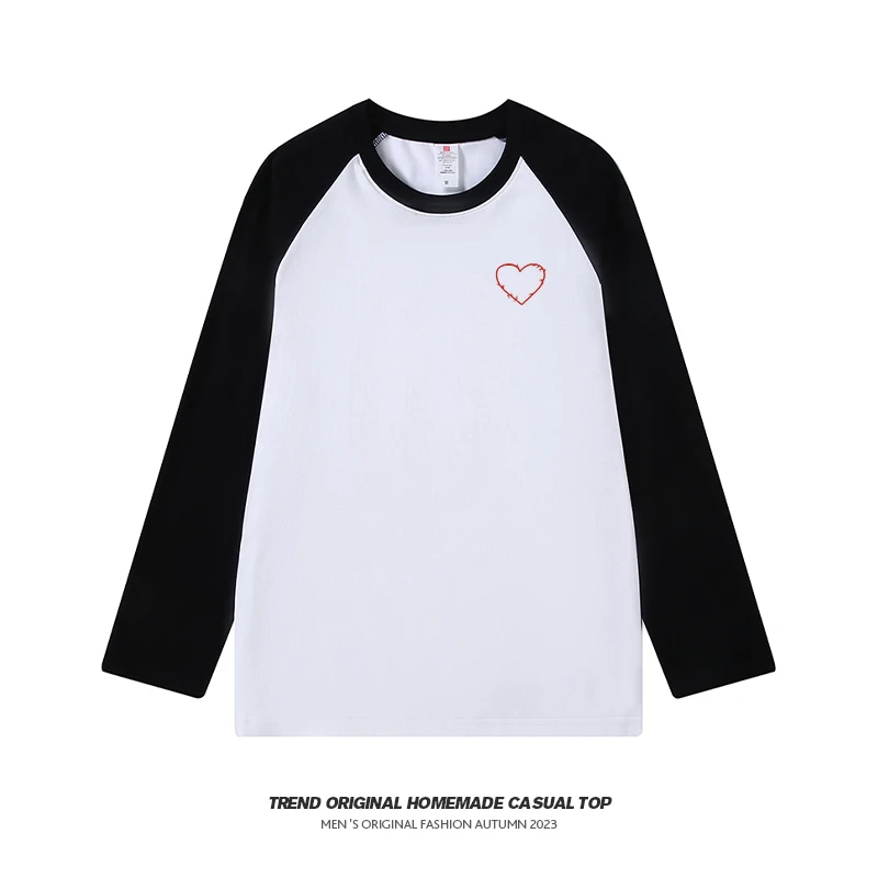 【长T系】荆棘心 230g插肩袖长袖T恤 男女可穿无性别