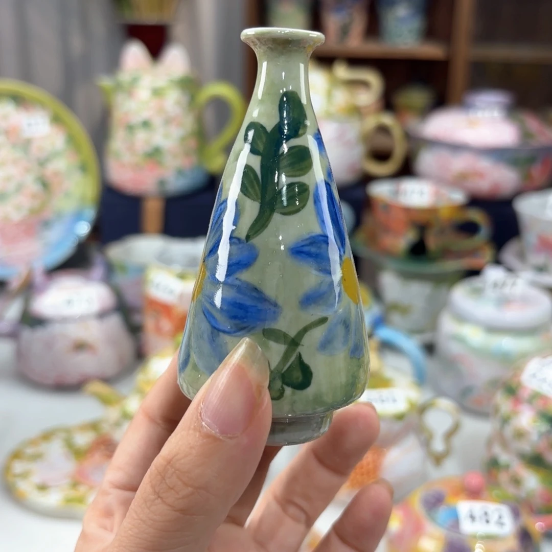 景德镇手绘高温釉下彩陶瓷茶具