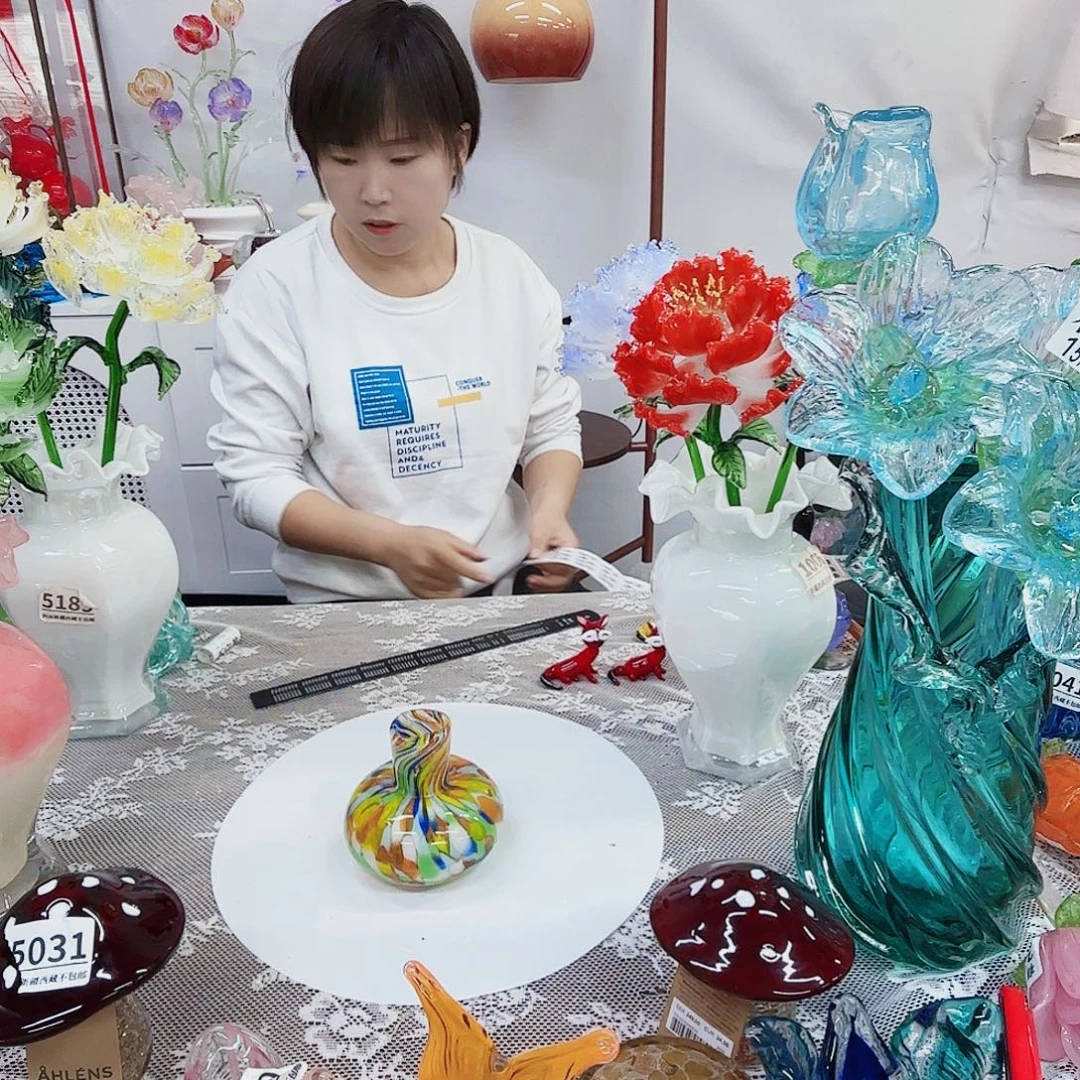 琉璃花瓶花器艺术品不完美