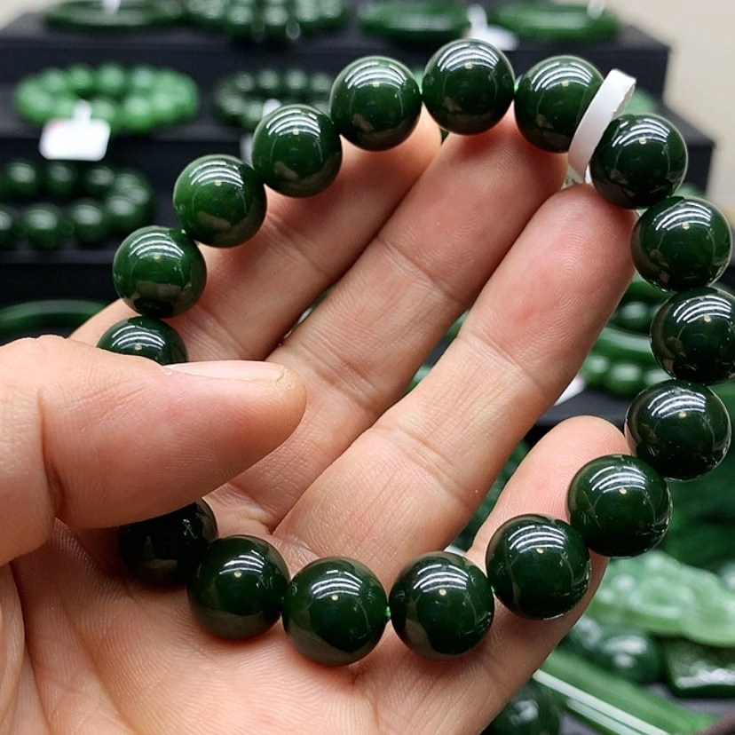 【闪购商品】和田玉（碧玉）手链未镶嵌用****4