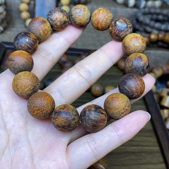 手串贡木羽**弦1.5绿果冻