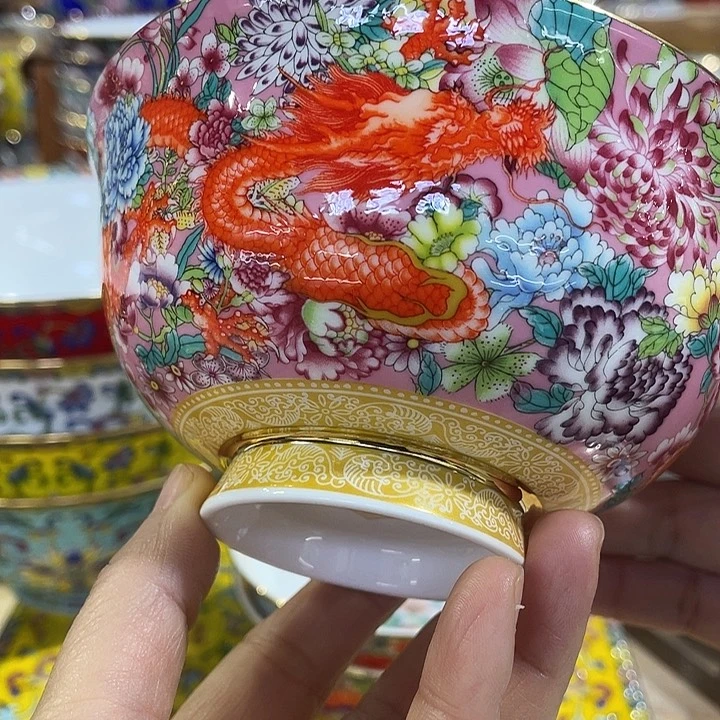 珐琅景德镇陶瓷瓷碗