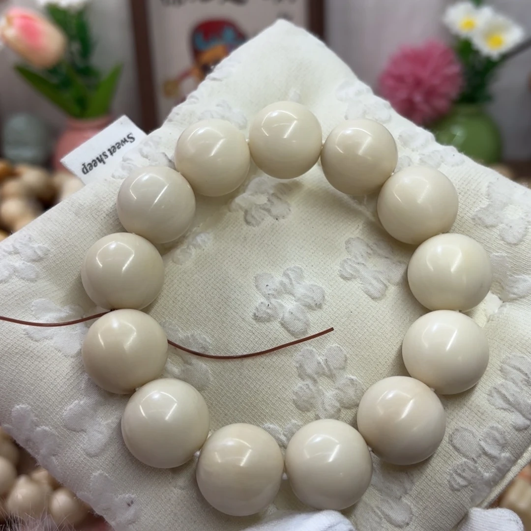 吊坠菩提根/象牙果20干磨微瑕牙果圆珠福利610