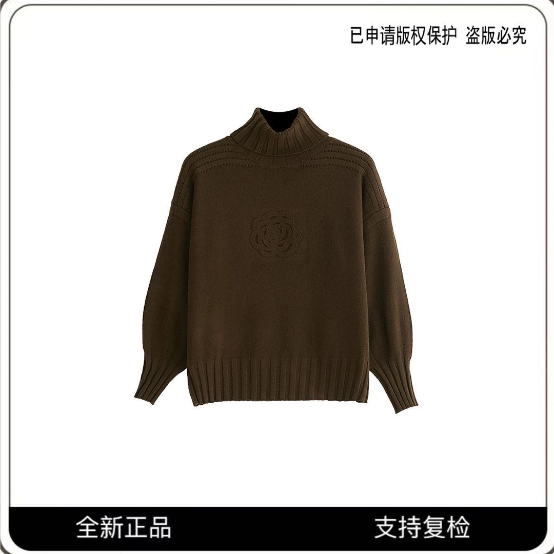 【VAZSLVE/全新奢品】捡漏 高领减龄高级轻奢百搭针织套头衫TT180