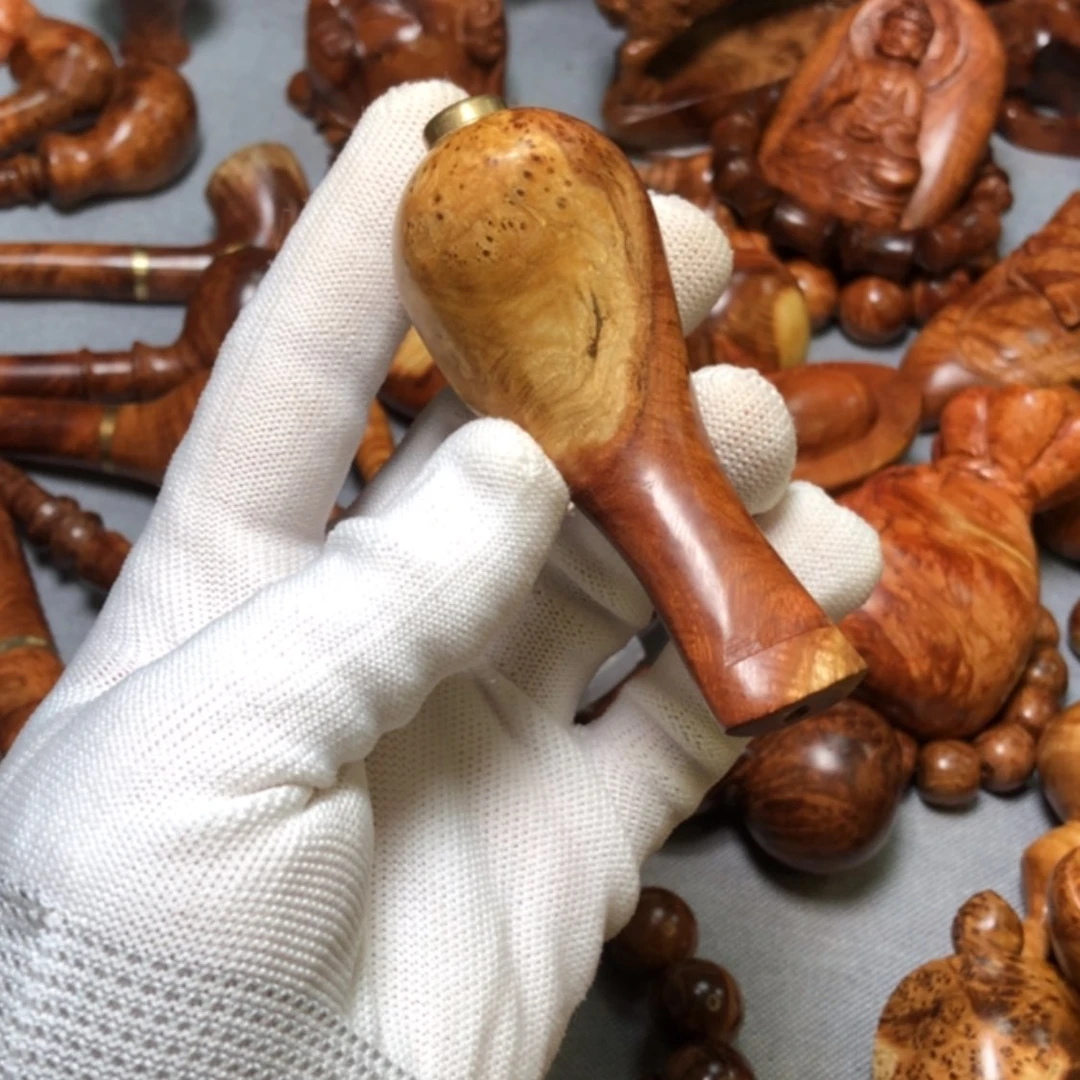 【闪购商品】木用****4麻梨疙瘩火琉璃手把件