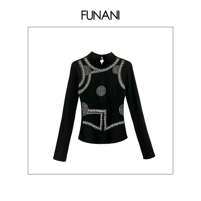 【FUNANI】 轻奢法式高级感重工原创设计感  上衣X2530362