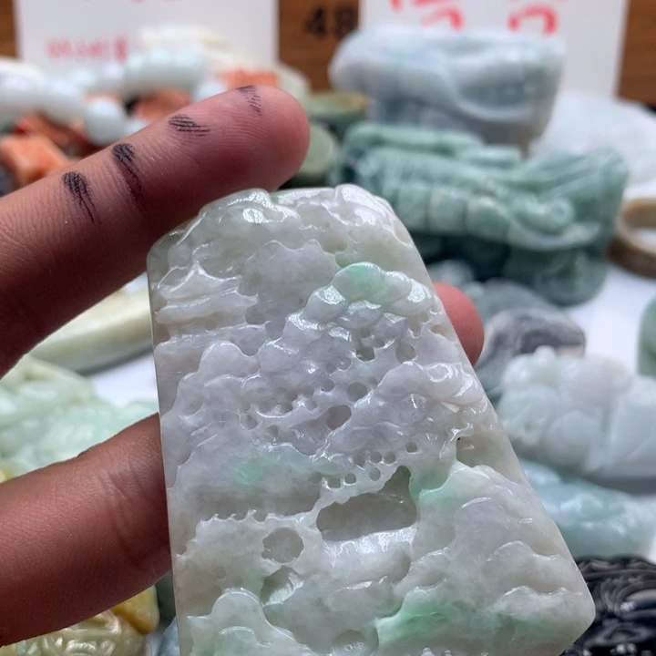 颈饰未镶嵌翡翠保真天然a货翡翠