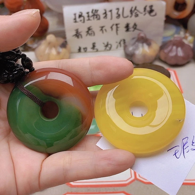 【闪购商品】未镶嵌玛瑙/玉髓珠宝半成品想****己