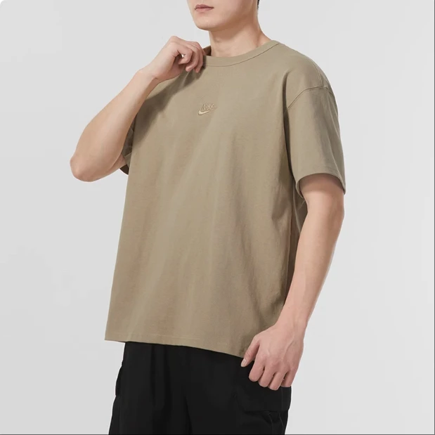 NIKE/耐克刺绣休闲短袖运动针织圆领情侣学生DO7393D1