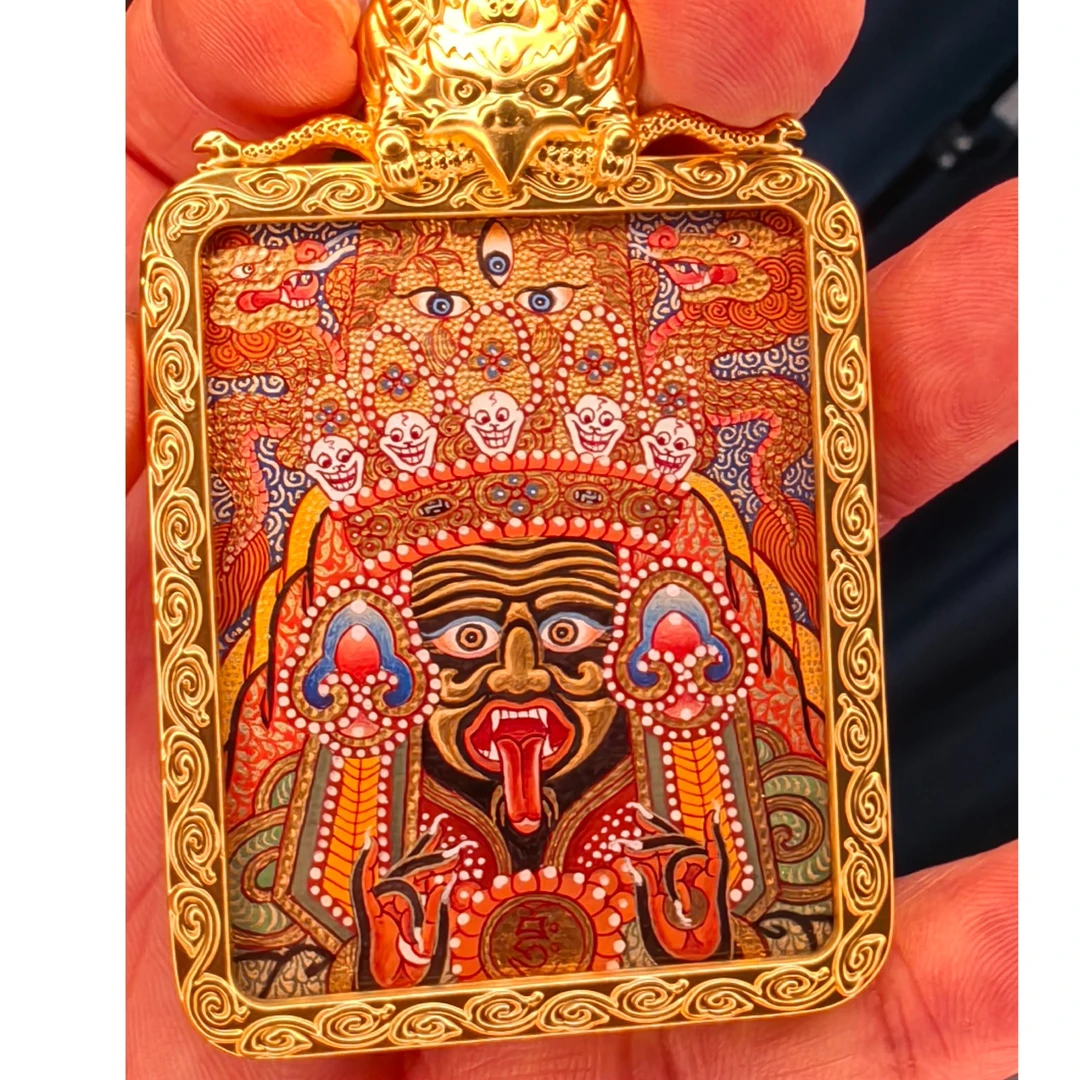 热贡手绘唐卡——扎基拉姆