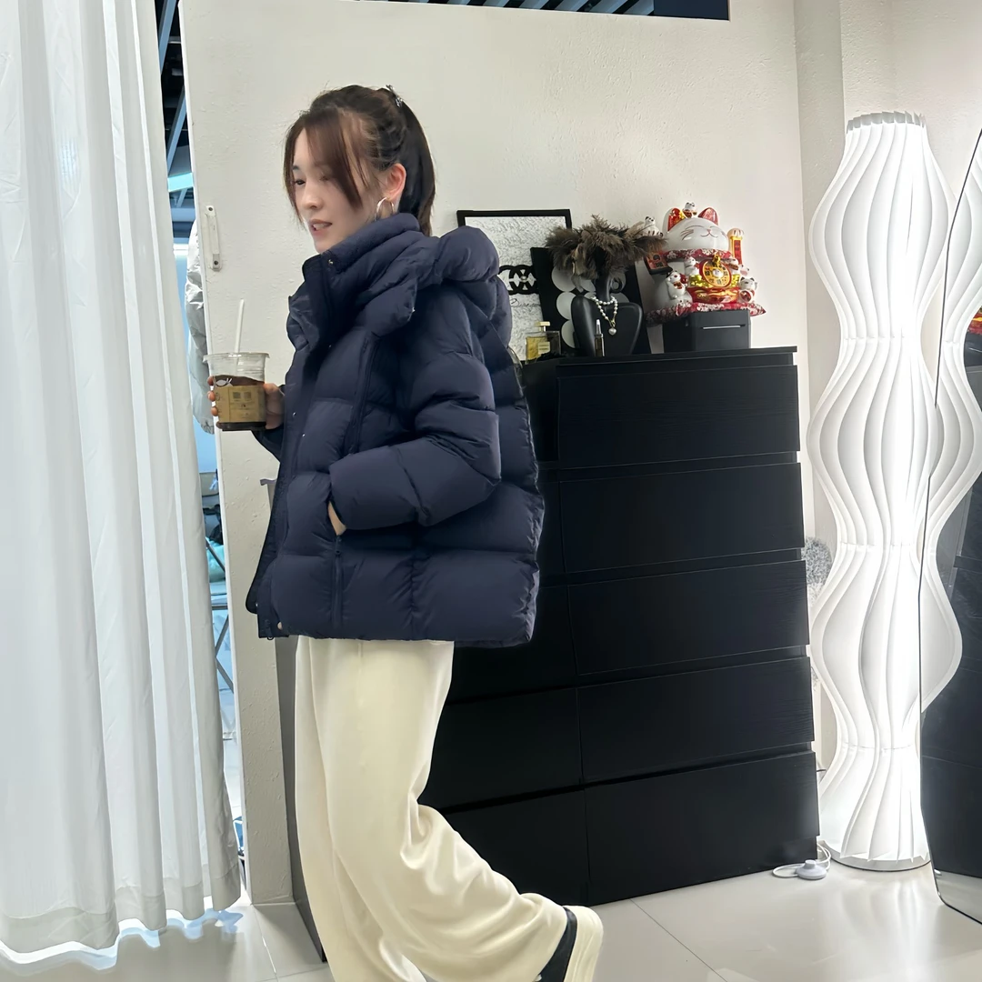 2025冬季新款云朵泡芙95白鸭绒羽绒服韩版短款加厚保暖外套