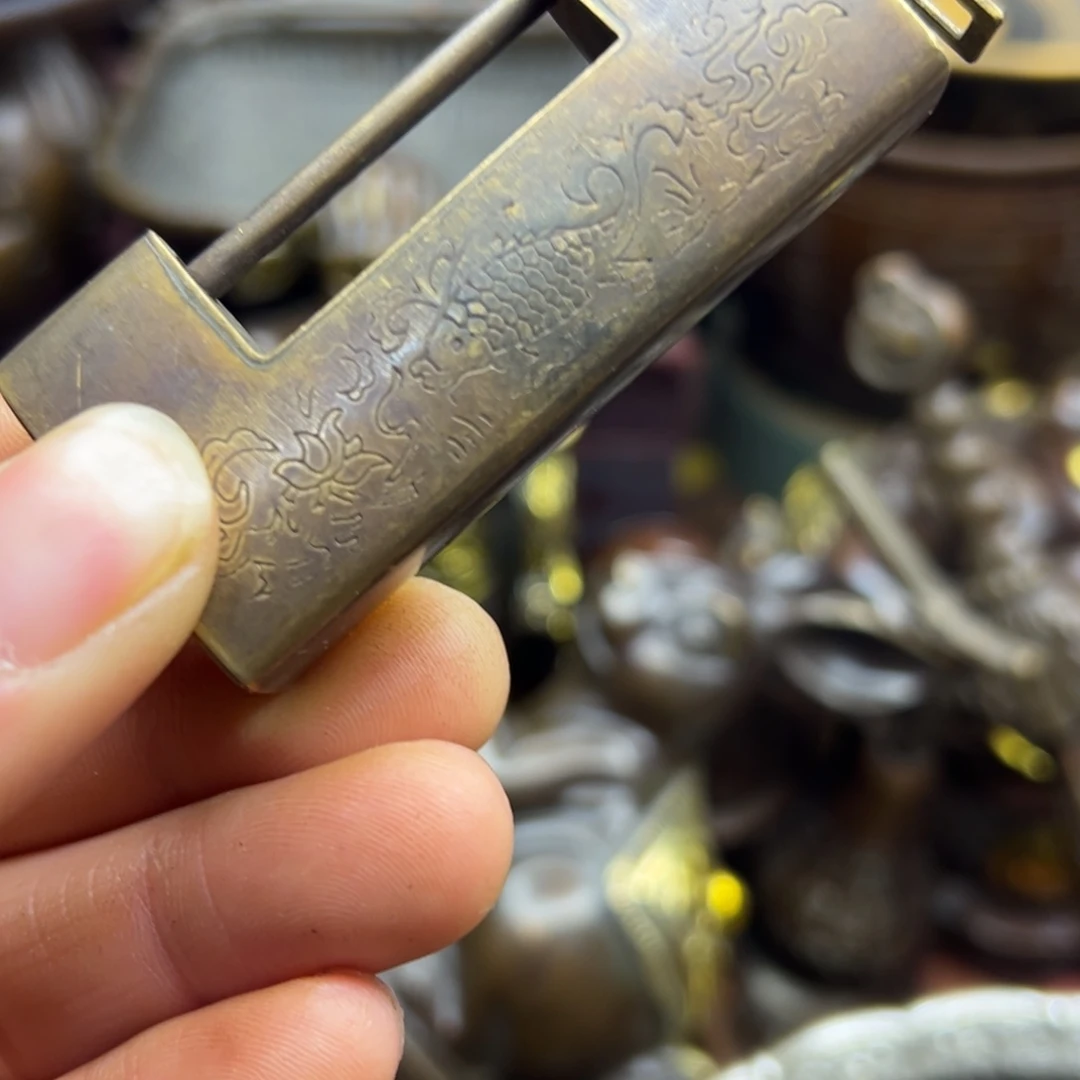 铜摆件欢迎欢迎你