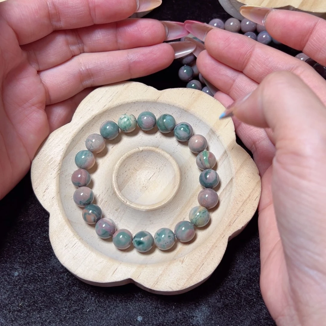 白***）石英质玉手链未镶嵌153