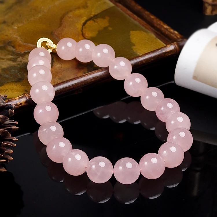 台湾工【宝陀明月】高端精品西柚粉水晶超大尺寸国潮风围脖20mm