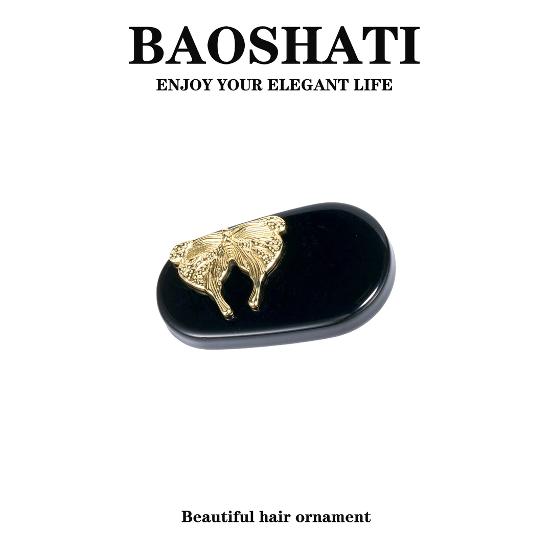 BAOSHATI/宝莎缇F-222韩版轻奢百搭鸭嘴夹