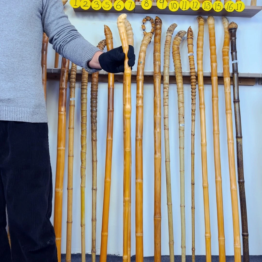 1933玉竹杖登山杖手持拐棍