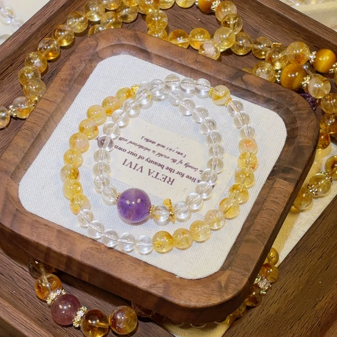 原创设计天然水晶·DIY水晶仙女款式珠宝饰品创意百搭