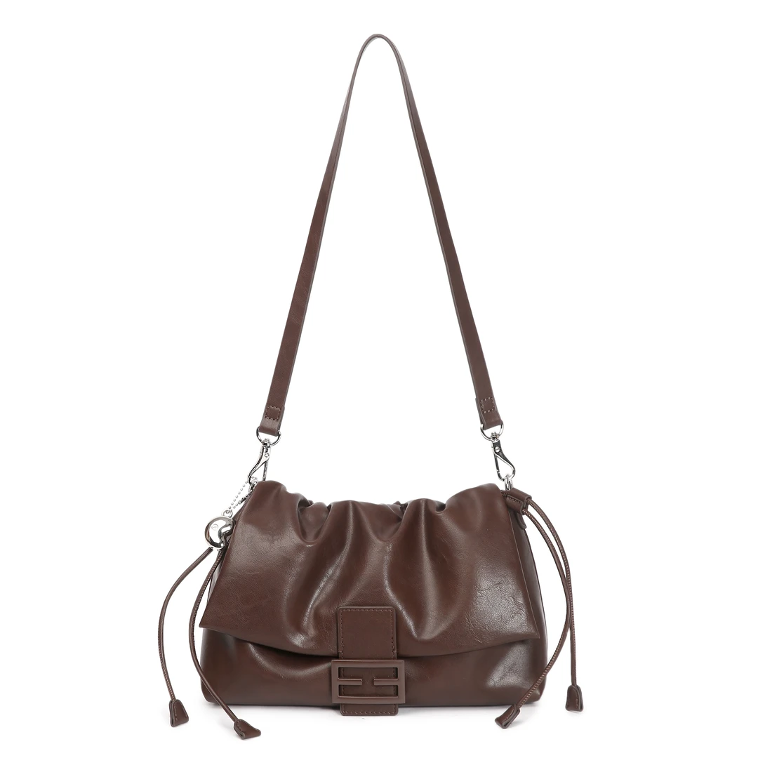 【婉婉专属】2024新款百搭时尚潮流简约单肩包1697#