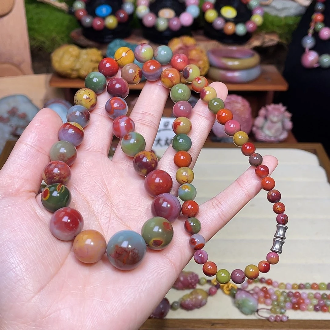 长***水玛瑙/玉髓未镶嵌珠宝半成品盐源玛瑙包浆塔链