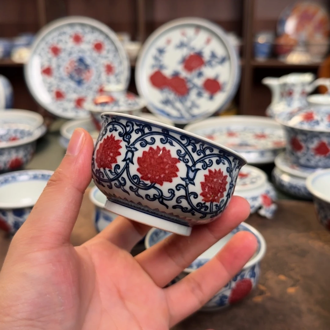 纯手工手绘陶瓷茶具