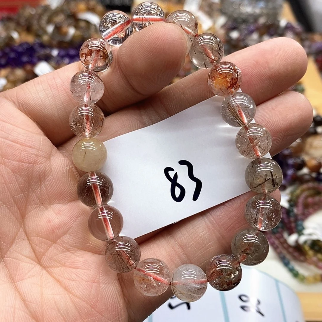 水晶手串未镶嵌天然