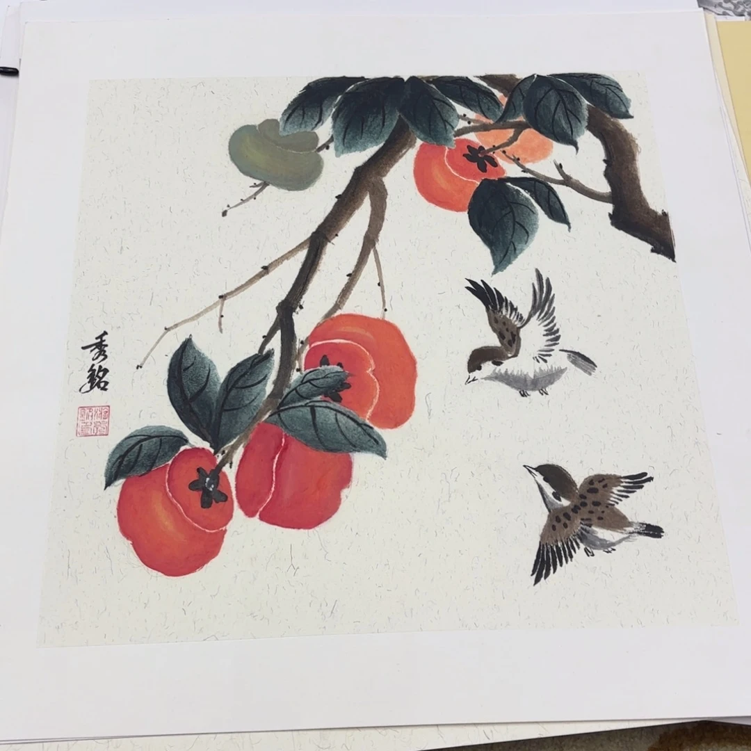 国画50-50卡纸作品艺