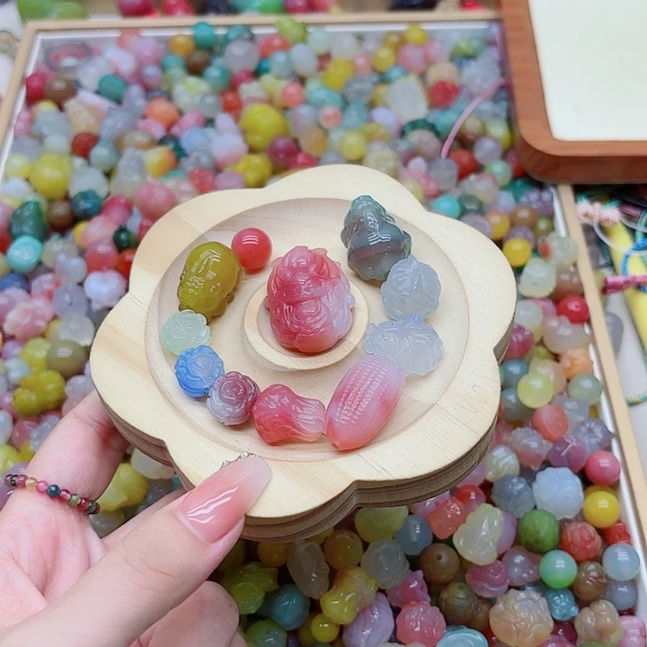 鼻***7未镶嵌手链玛瑙/玉髓盐源59