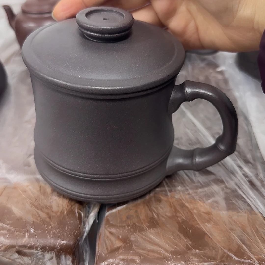 紫砂茶壶黄龙山原矿天青390
