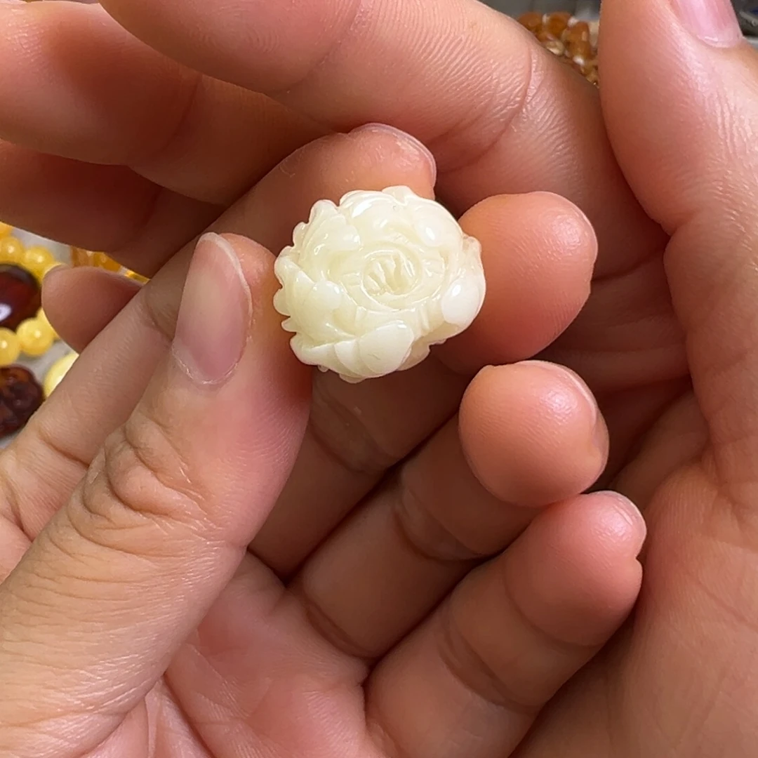 银S925镀金镶嵌蜜蜡裸石蜜蜡